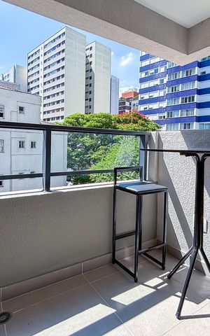 Studio à venda com 23m², 1 quarto e sem vagaVaranda do Studio