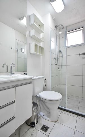 Apartamento à venda com 48m², 2 quartos e 1 vagaBanheiro Social