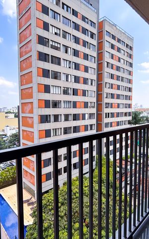 Apartamento para alugar com 40m², 1 quarto e sem vaga