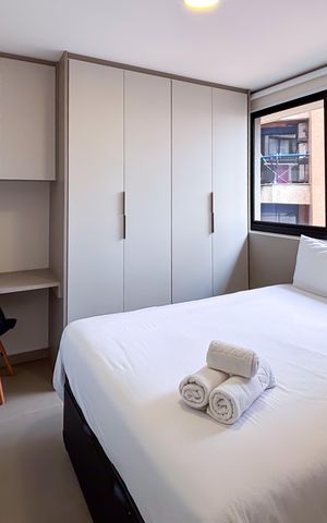 Apartamento para alugar com 40m², 1 quarto e sem vaga