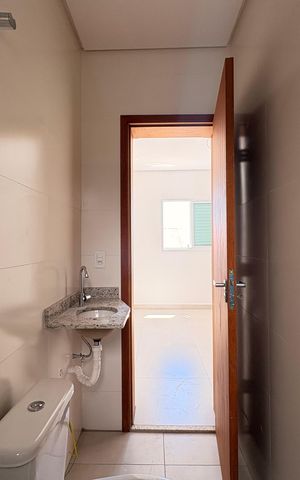 Apartamento à venda com 63m², 2 quartos e 1 vaga Apartamento à venda com 63m², 2 quartos e 1 vagaBanheiro da suíte