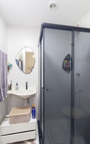 Studio à venda com 26m², 1 quarto e sem vaga Studio à venda com 26m², 1 quarto e sem vagaBanheiro
