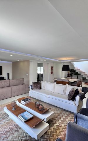 Apartamento à venda com 393m², 6 quartos e 4 vagas Apartamento à venda com 393m², 6 quartos e 4 vagasSala