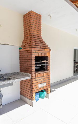 Casa de condomínio à venda com 208m², 3 quartos e 2 vagas Casa de condomínio à venda com 208m², 3 quartos e 2 vagasÁrea comum - Churrasqueira