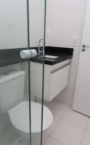 Apartamento para alugar com 26m², 1 quarto e sem vagaBanheiro