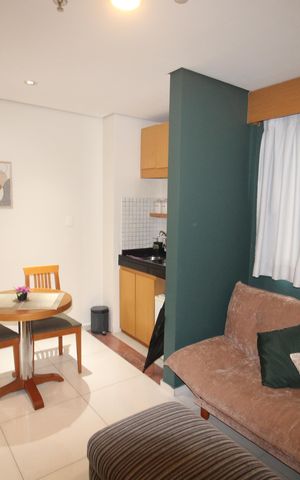 Apartamento à venda com 34m², 1 quarto e 1 vagaSala / Cozinha
