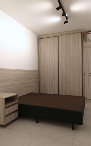 Studio à venda com 37m², 1 quarto e 1 vagaSala/Quarto