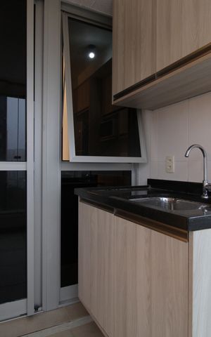 Studio à venda com 37m², 1 quarto e 1 vagaCozinha e Área de Serviço
