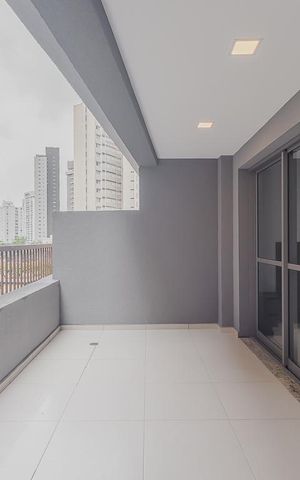 Studio para alugar com 35m², 1 quarto e sem vaga Studio para alugar com 35m², 1 quarto e sem vagaVaranda