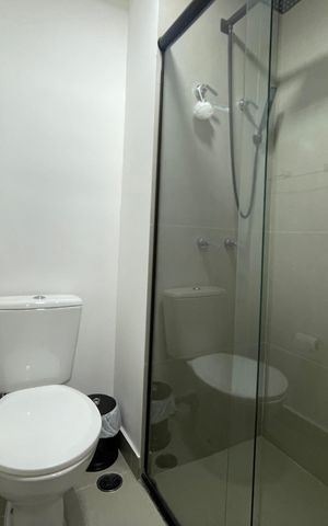 Apartamento para alugar com 30m², 1 quarto e sem vaga Apartamento para alugar com 30m², 1 quarto e sem vagaBanheiro social