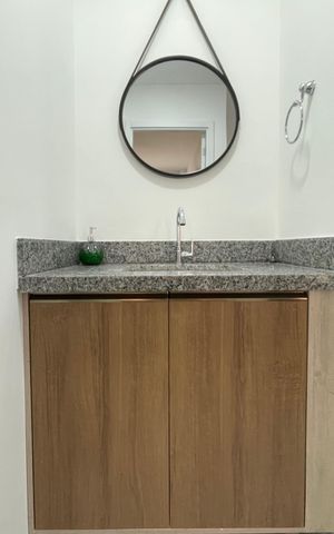 Apartamento para alugar com 30m², 1 quarto e sem vaga Apartamento para alugar com 30m², 1 quarto e sem vagaBanheiro social