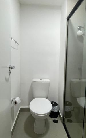 Apartamento para alugar com 30m², 1 quarto e sem vaga Apartamento para alugar com 30m², 1 quarto e sem vagaBanheiro social