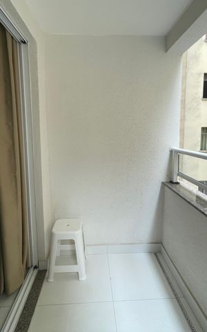 Apartamento para alugar com 30m², 1 quarto e sem vaga Apartamento para alugar com 30m², 1 quarto e sem vagaVaranda da Sala/cozinha