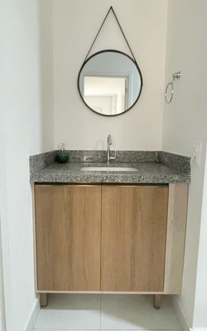 Apartamento para alugar com 30m², 1 quarto e sem vaga Apartamento para alugar com 30m², 1 quarto e sem vagaBanheiro social