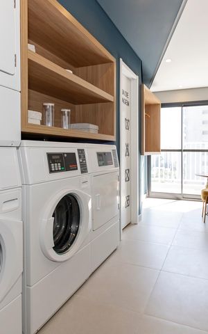 Studio à venda com 27m², 1 quarto e sem vaga Studio à venda com 27m², 1 quarto e sem vagaLavanderia