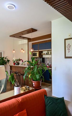Apartamento à venda com 75m², 2 quartos e 2 vagasSala