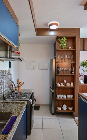 Apartamento à venda com 75m², 2 quartos e 2 vagasCozinha