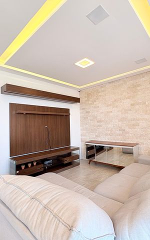Casa de condomínio para alugar com 362m², 4 quartos e 3 vagasSala