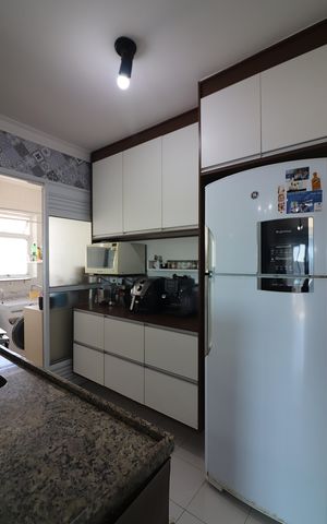 Apartamento à venda com 80m², 3 quartos e 2 vagasCozinha 