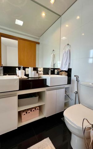 Apartamento à venda com 145m², 4 quartos e 3 vagasbanho