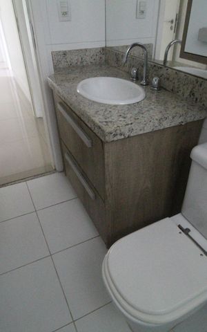 Apartamento à venda com 98m², 3 quartos e 2 vagasBanheiro da suíte 2
