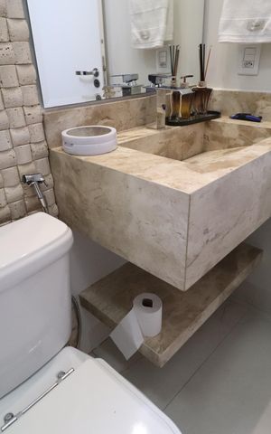 Apartamento para alugar com 189m², 2 quartos e 2 vagasBanheiro Social