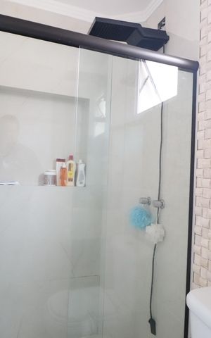 Apartamento para alugar com 189m², 2 quartos e 2 vagasBanheiro do Quarto 1