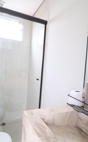 Apartamento para alugar com 189m², 2 quartos e 2 vagasBanheiro do Quarto 2