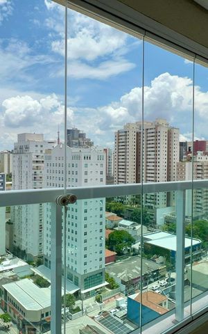 Studio para alugar com 33m², 1 quarto e 1 vaga Studio para alugar com 33m², 1 quarto e 1 vagaVaranda