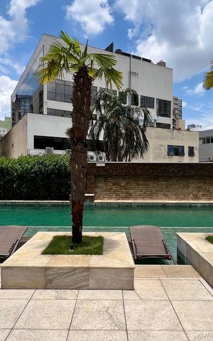 Studio para alugar com 33m², 1 quarto e 1 vaga Studio para alugar com 33m², 1 quarto e 1 vagaPiscina