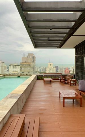 Studio à venda com 25m², 1 quarto e sem vaga Studio à venda com 25m², 1 quarto e sem vagaPiscina