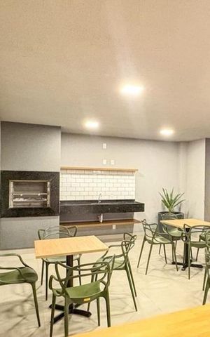 Apartamento à venda com 34m², 2 quartos e sem vaga Apartamento à venda com 34m², 2 quartos e sem vagaÁrea comum - Churrasqueira