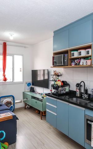Studio à venda com 24m², 1 quarto e sem vaga Studio à venda com 24m², 1 quarto e sem vagaSala e Cozinha