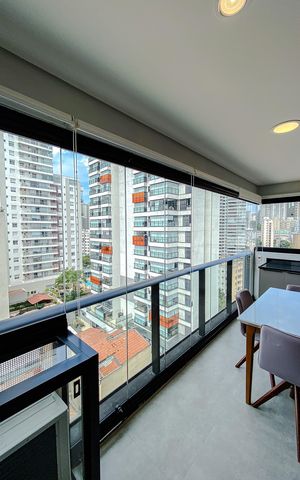 Studio à venda com 38m², 1 quarto e 1 vaga Studio à venda com 38m², 1 quarto e 1 vagaVaranda