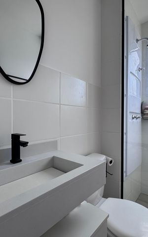 Apartamento para alugar com 44m², 2 quartos e 1 vaga Apartamento para alugar com 44m², 2 quartos e 1 vagaBanheiro Social
