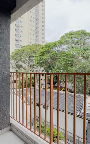 Apartamento à venda com 28m², 1 quarto e sem vagaVaranda