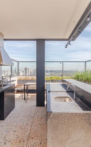 Apartamento à venda com 28m², 1 quarto e sem vagaÁrea comum - Churrasqueira