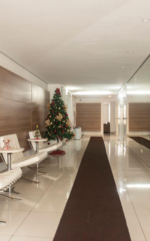 Apartamento à venda com 85m², 2 quartos e 2 vagasHall social