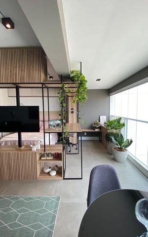 Apartamento para alugar com 40m², 1 quarto e 1 vaga