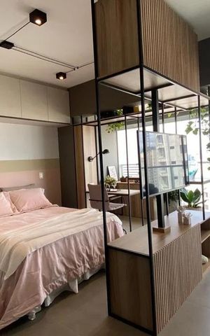 Apartamento para alugar com 40m², 1 quarto e 1 vaga
