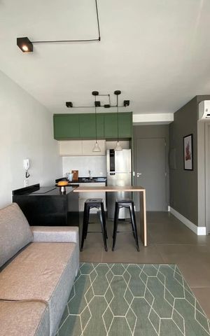 Apartamento para alugar com 40m², 1 quarto e 1 vaga