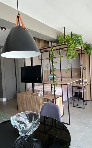 Apartamento para alugar com 40m², 1 quarto e 1 vaga