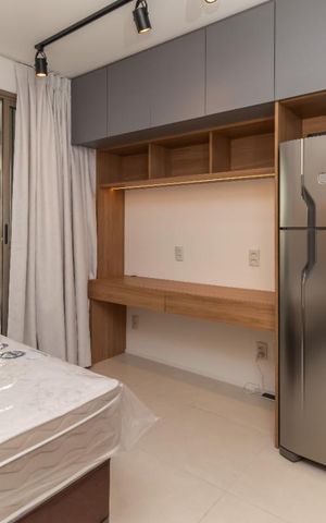 Apartamento para alugar com 26m², 1 quarto e sem vaga