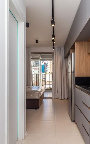 Apartamento para alugar com 26m², 1 quarto e sem vaga