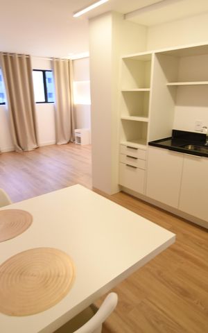 Studio à venda com 32m², 1 quarto e 1 vagaCozinha