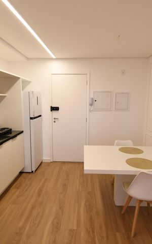 Studio à venda com 32m², 1 quarto e 1 vagaCozinha
