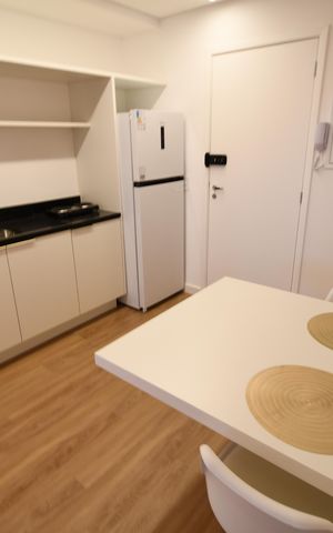Studio à venda com 32m², 1 quarto e 1 vagaCozinha