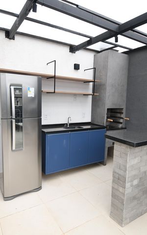 Studio à venda com 32m², 1 quarto e 1 vagaÁrea comum - Churrasqueira