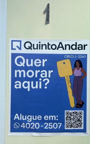 Apartamento para alugar com 70m², 1 quarto e 1 vaga Apartamento para alugar com 70m², 1 quarto e 1 vagaPlaca