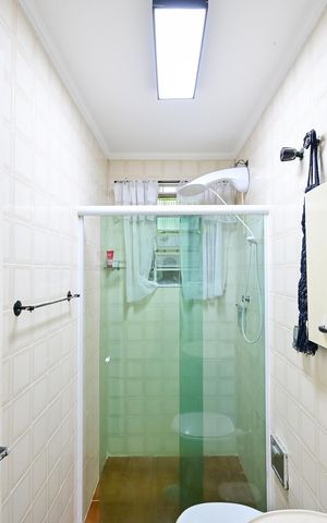 Casa para alugar com 120m², 2 quartos e 1 vaga Casa para alugar com 120m², 2 quartos e 1 vagaBanheiro Social